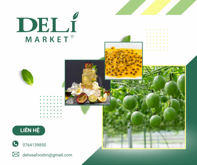 Delimarket cung ứng Chanh Dây tươi đạt chuẩn GlobalGAP trên thị trường