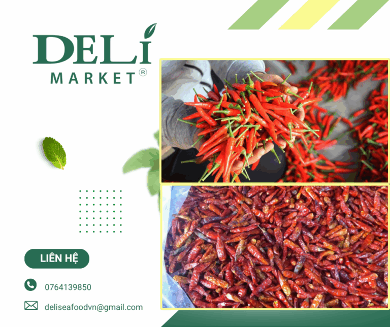 Ớt khô và ớt tươi sự khác biệt trong chế biến món ăn