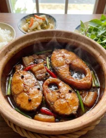 Cá mú kho tộ