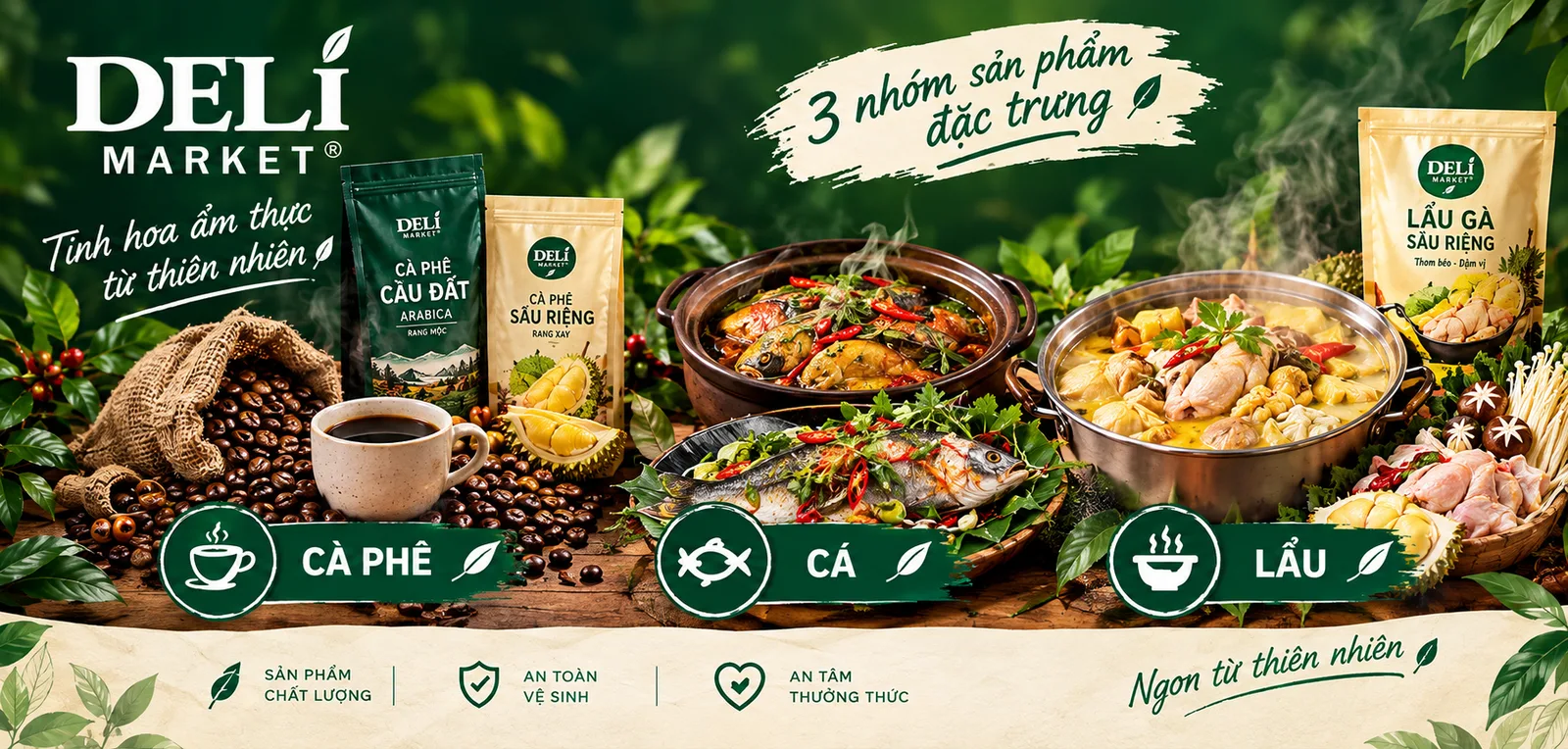 Deli Market — Tinh hoa ẩm thực từ thiên nhiên