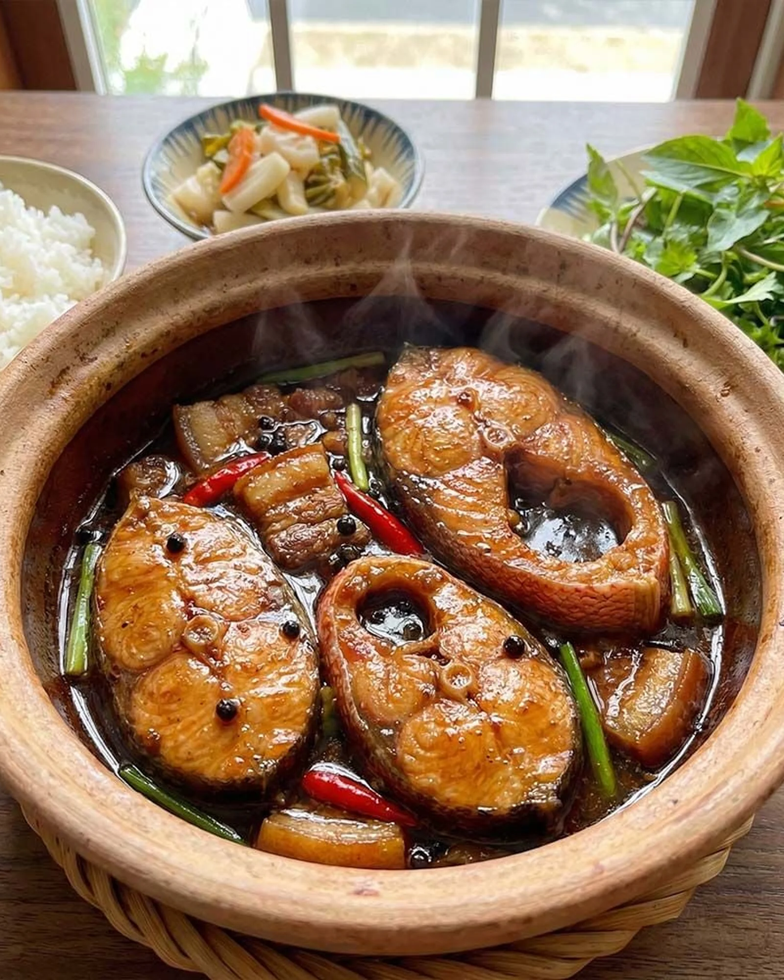 Cá mú kho tộ