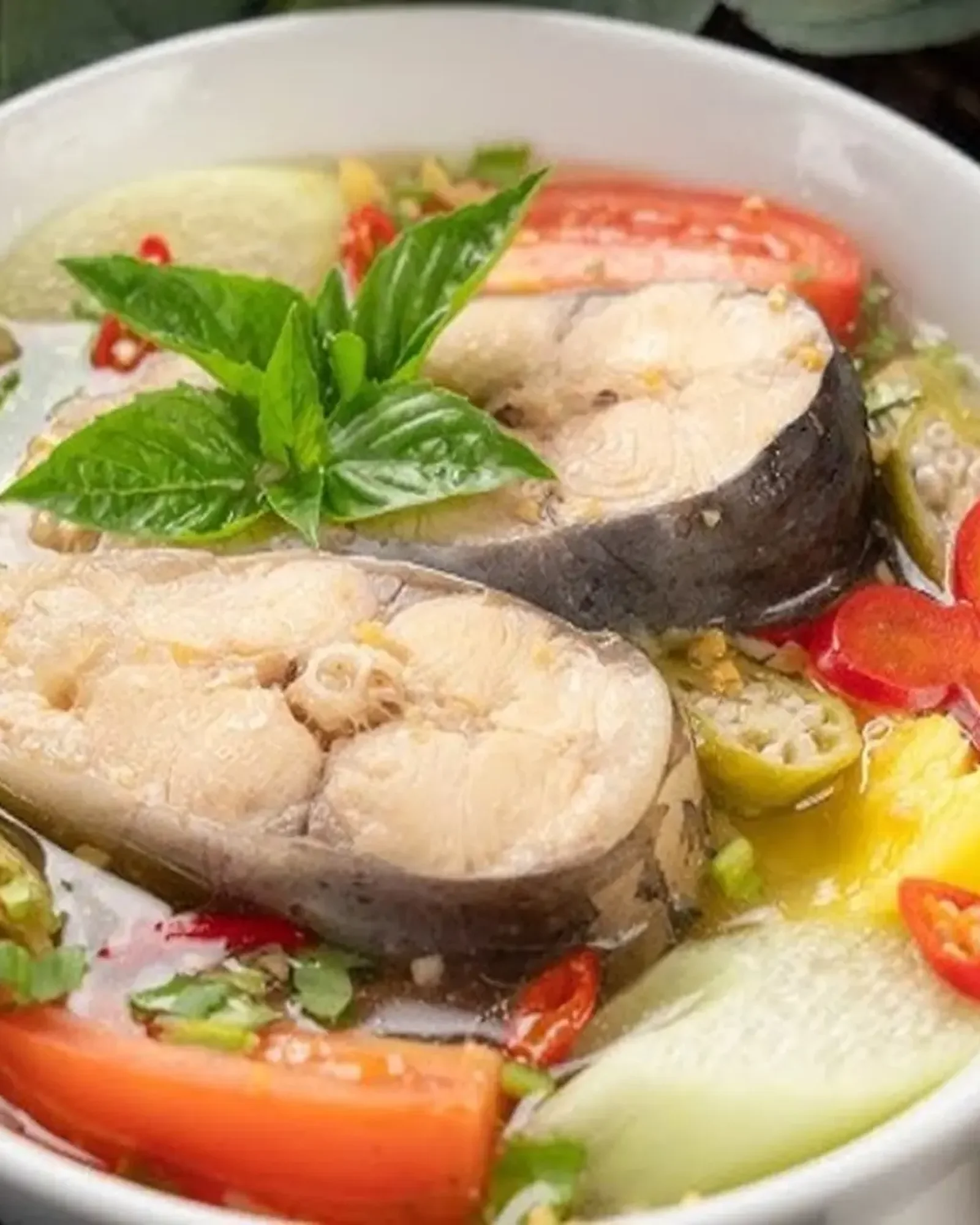 Cá mú nấu chua